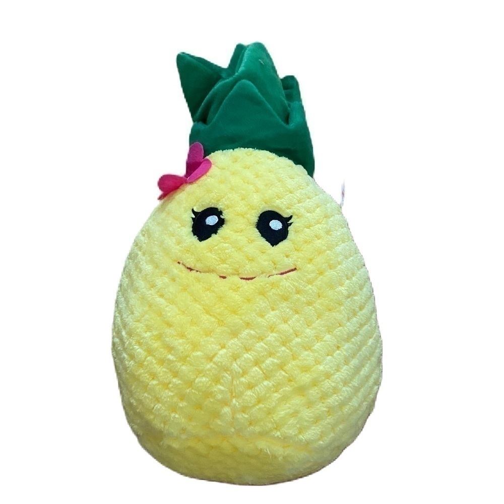 Fiesta Pineapple Plush NEW Yellow Kids Toy Flower Stuffed Animal